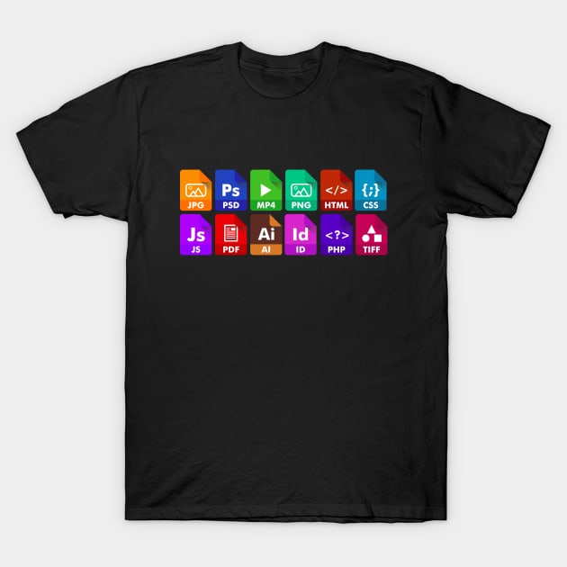 Web Developer Graphic Designer T-Shirt by ballhard